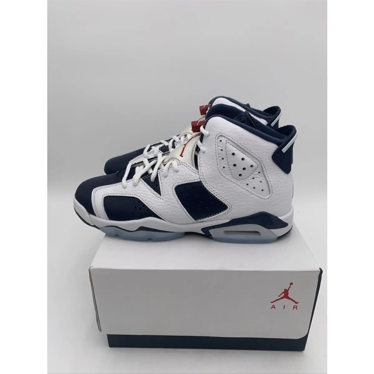 Nike shoes - Air Jordan 6 - Air - White/Varsity Red (UPC: 197597017792) 5