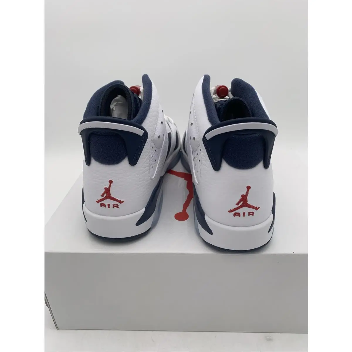 Nike shoes - Air Jordan 6 - Air - White/Varsity Red (UPC: 197597017792) 6