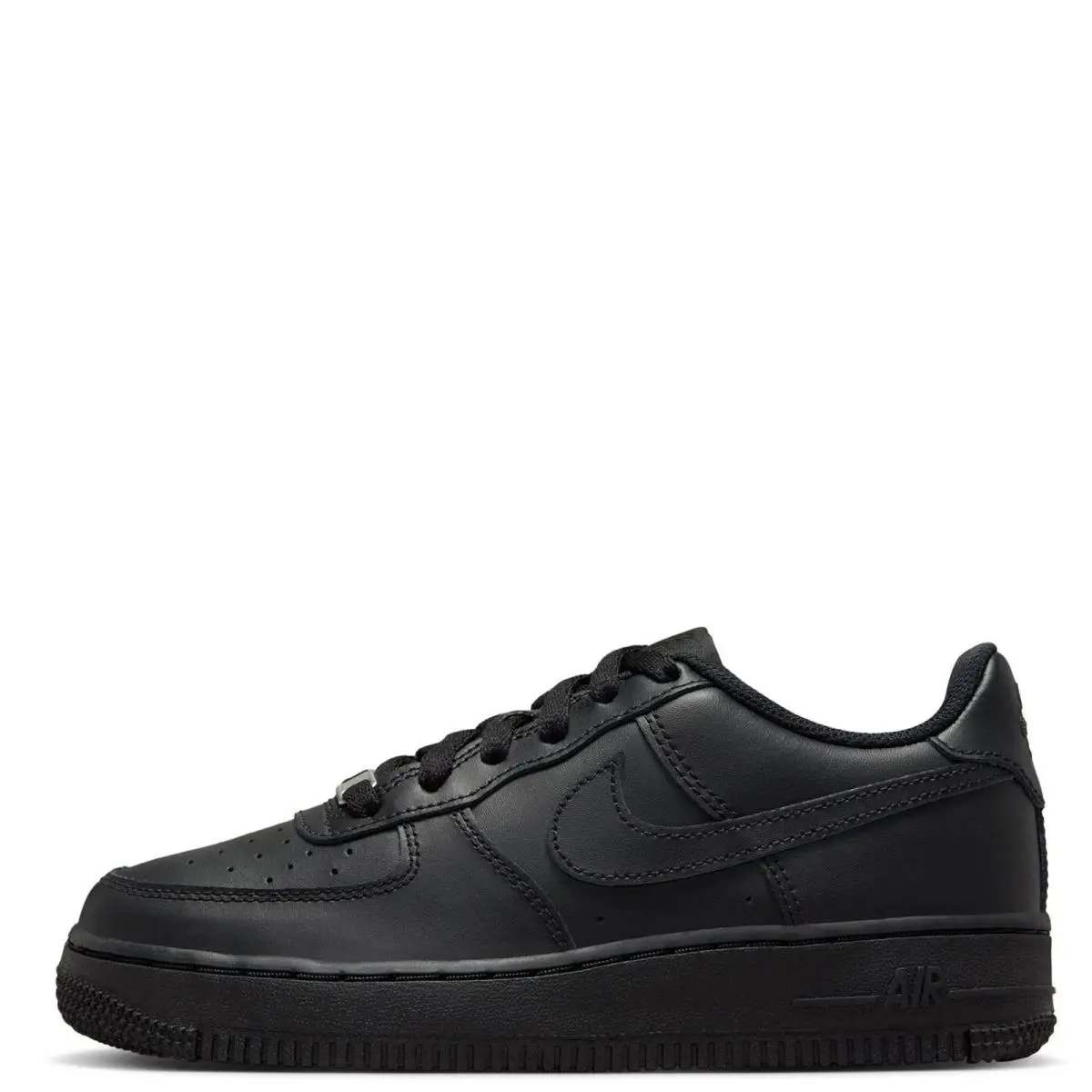 Womens Size 8.5 Nike Air Force 1 `07 Triple Black Shoes Sneakers DD8959 001 - Black