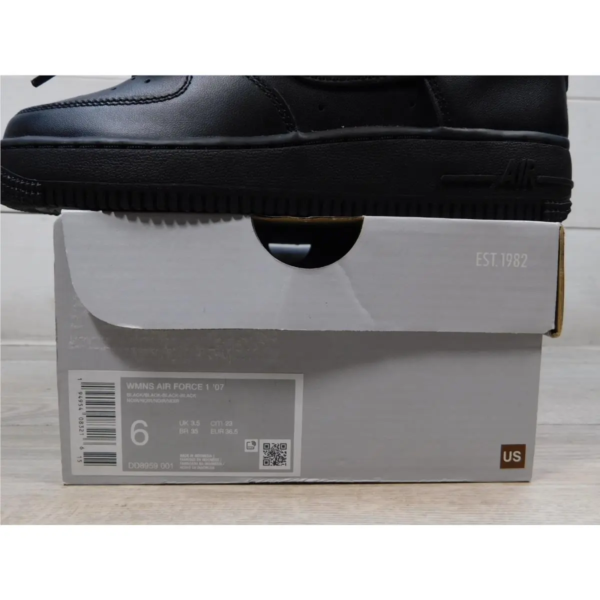 Nike shoes - Nike Air Force 1 - Air Force - DD8959-001 - Black 9