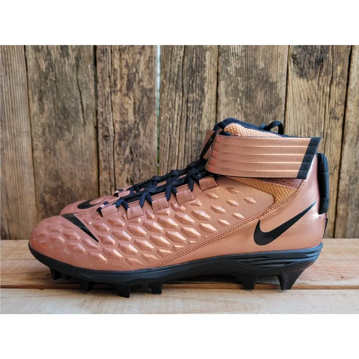 Nike KD Force Savage Pro 2 P Texas Longhorns Cleats Men`s Sz 16 Copper Christmas