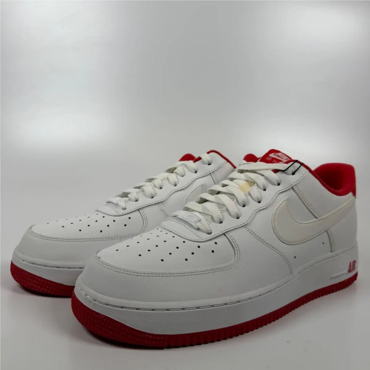 Nike Air Force 1 Low University Red White CD0884-101 Mens Size 12 Sneakers