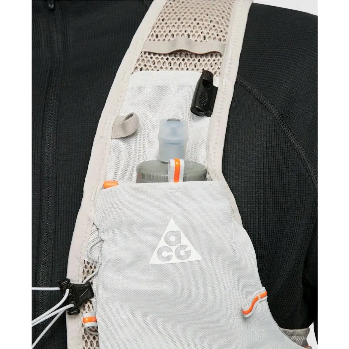 Nike clothing - Nike ACG Goat Pack Vest 5L - Gray Fog / Safety Orange / Summit White (UPC: 197774005963) 3