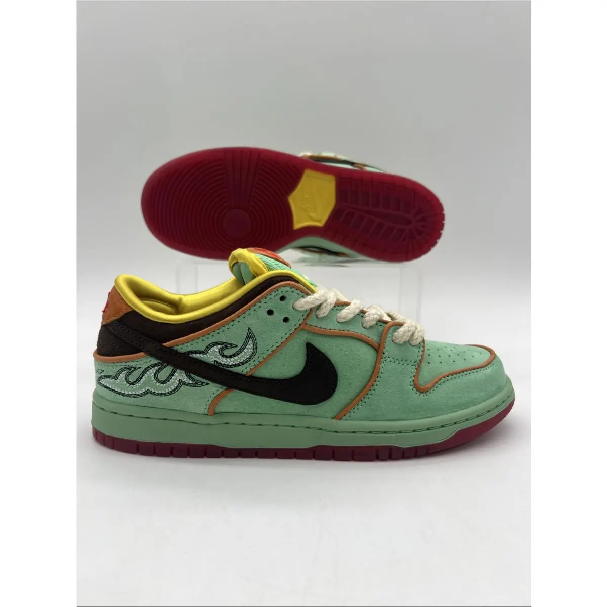 Mens Size 7.5 Nike SB Dunk Low Pro QS HF3058 300 Rodeo Tourmaline