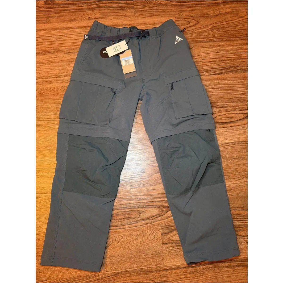 Nike Acg Smith Summit Cargo Pants Mens Medium Deep Jungle FN0428-328 M