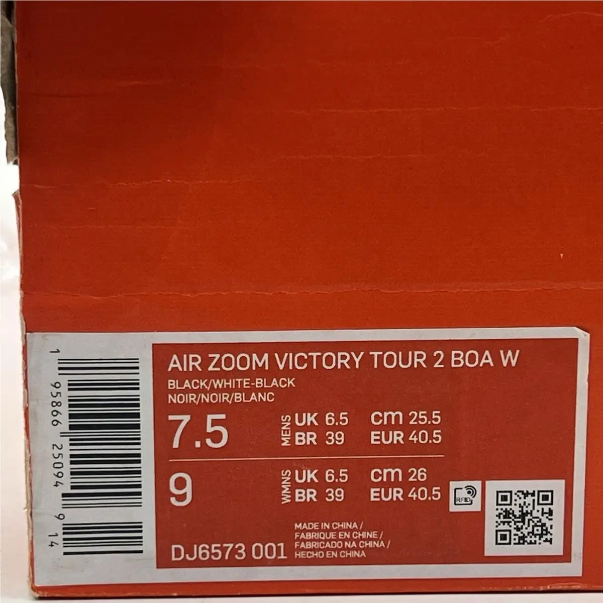 Nike shoes - Nike Air Zoom Victory Tour 2 - DJ6573-001 - Black 5