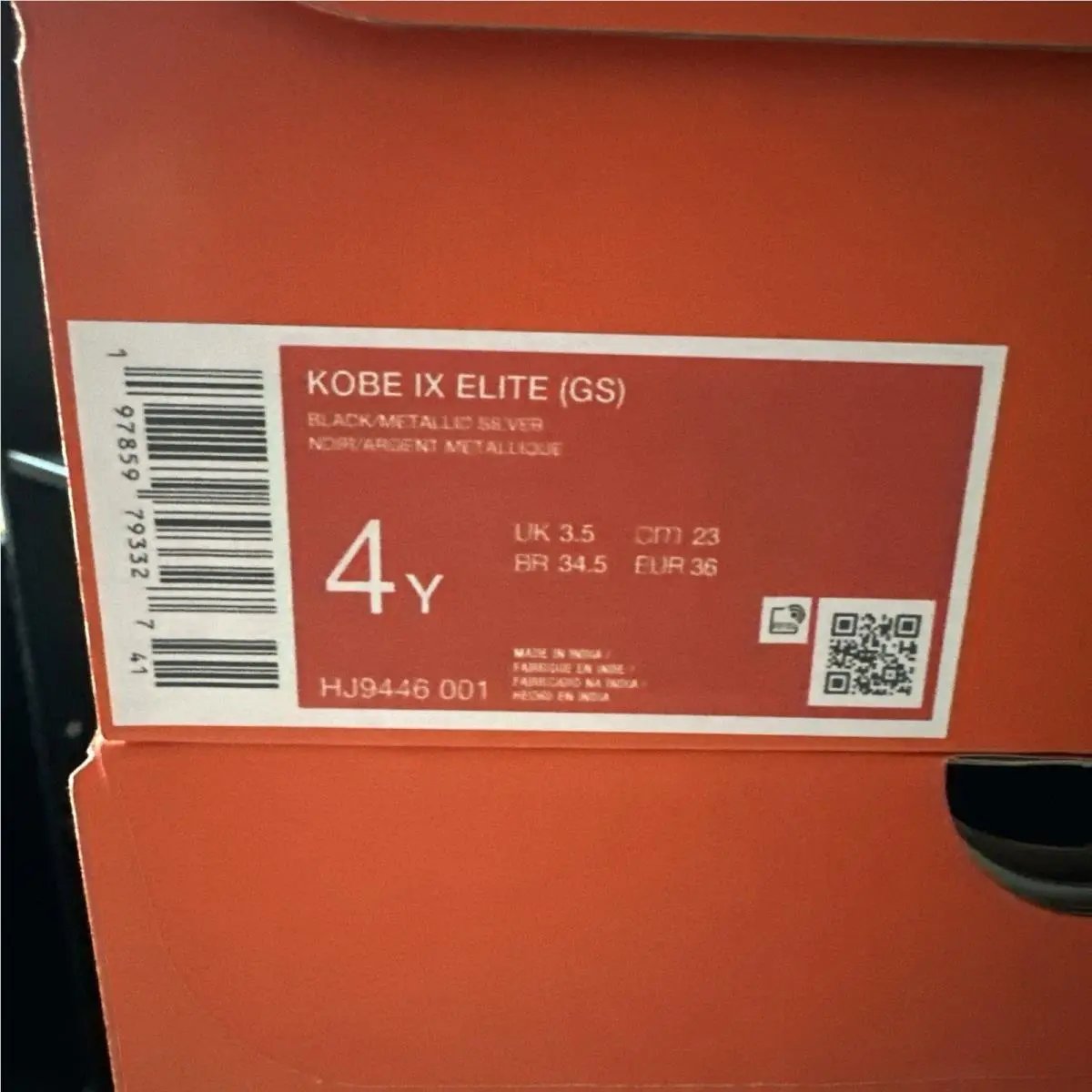 Nike shoes - Nike Kobe 9 Elite - Kobe Elite - Black (UPC: 197859793327) 5