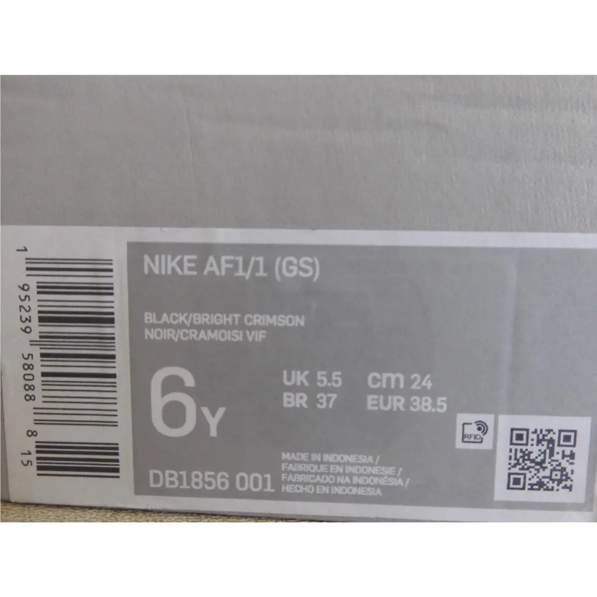 Nike shoes - Nike Air Force 1 - Air Force - DB1856 001 - Black (UPC: 195239580888) 8