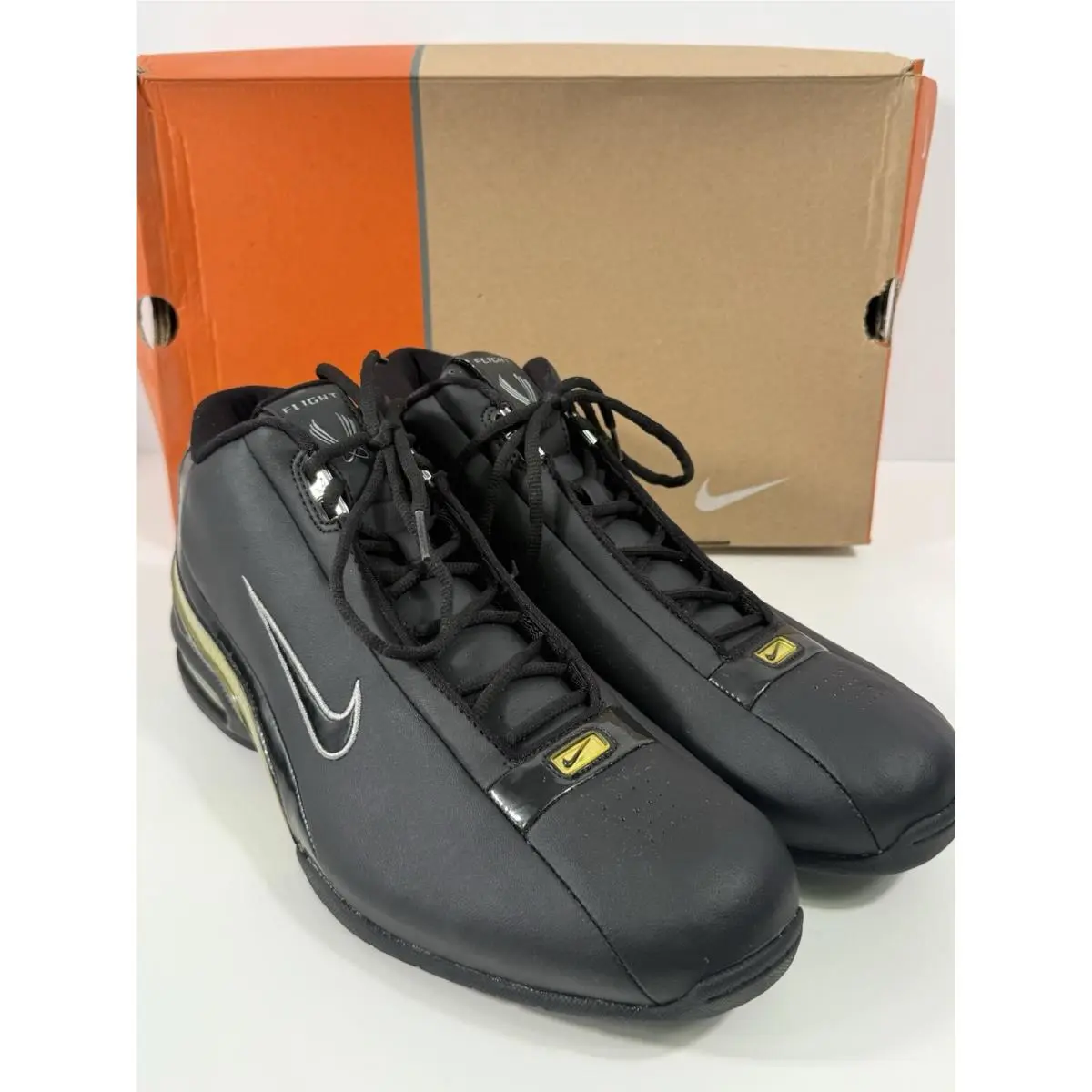 2003 Nike Air Flight Techniques Basketball Shoes 13 DS Vtg 306620-001 Y2K