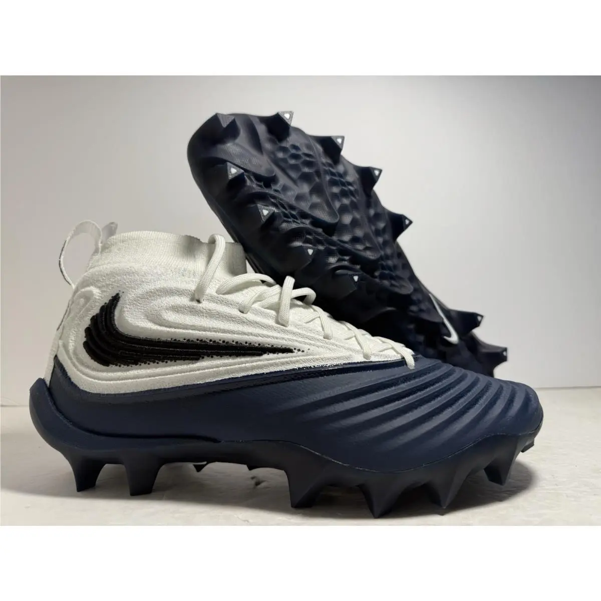 Nike Alpha Menace 5 Elite White College Navy HV7018-103 Men Size 8 US