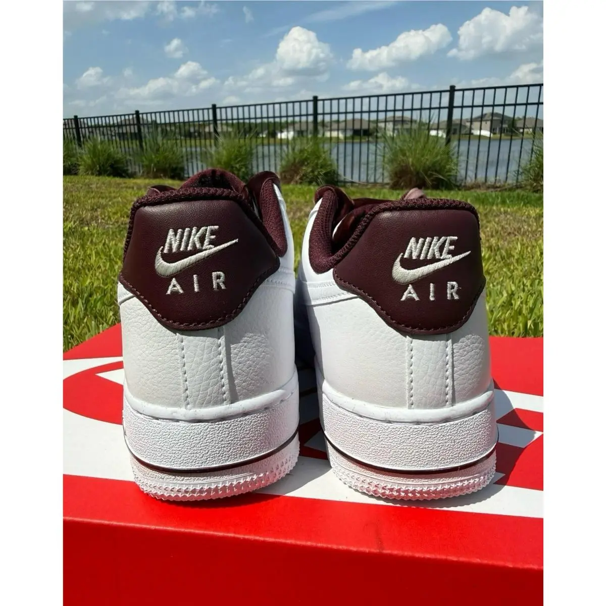 Nike shoes - Nike Essentialist - Essentialist - WHITE / BURGUNDY 4
