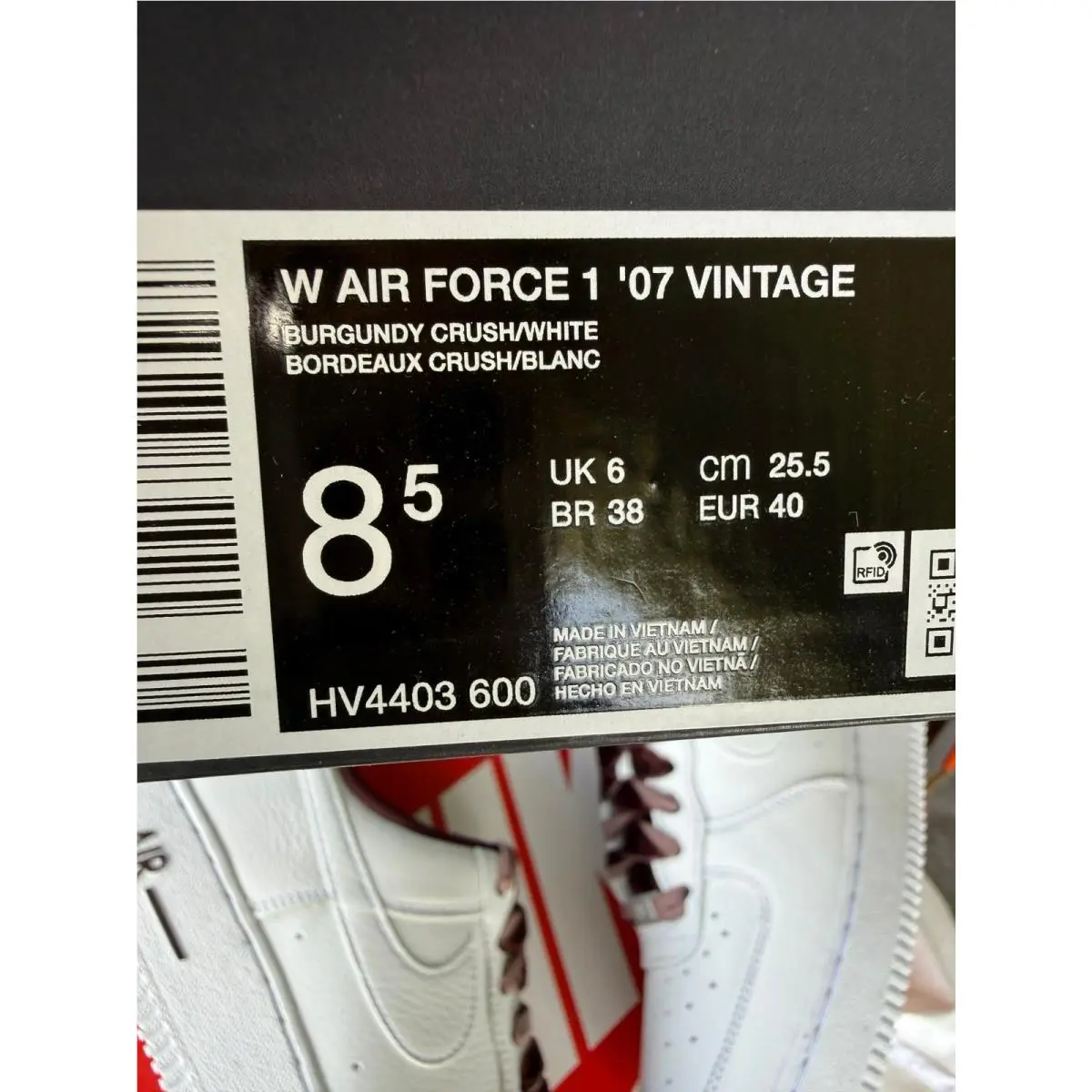 Nike shoes - Nike Essentialist - Essentialist - WHITE / BURGUNDY 6