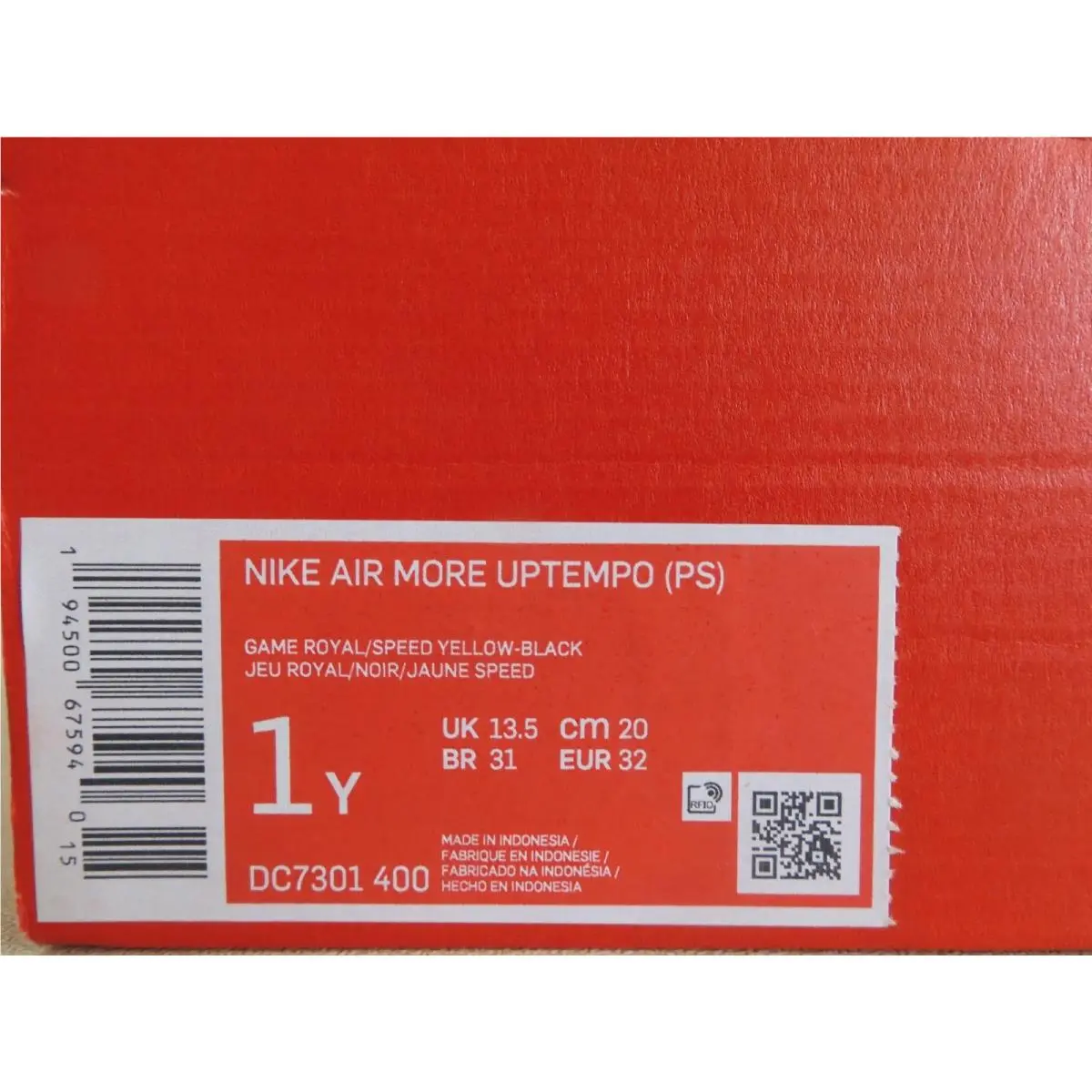 Nike shoes - Nike Air More Uptempo - Air More Uptempo - DC7301400 - Blue (UPC: 194500675940) 6