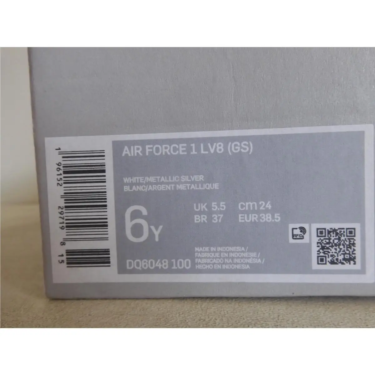 Nike shoes - Nike Air Force 1 LV8 - DQ6048 100 - White (UPC: 196152297198) 4