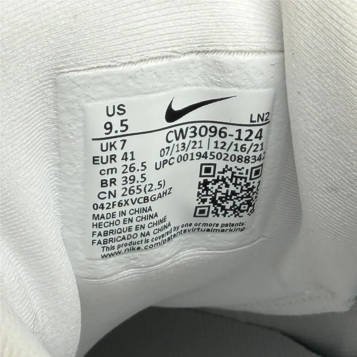 Nike shoes - CW3096124 - CW3096-124 - White 13