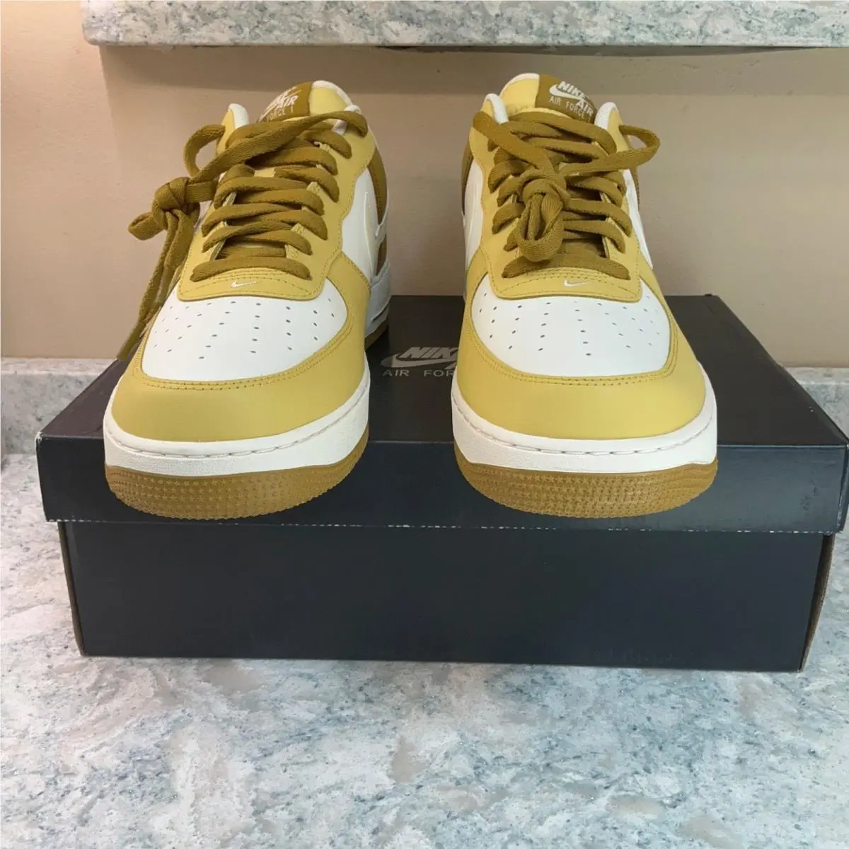 Nike shoes - Nike Air Force 1 `07 - Yellow 8