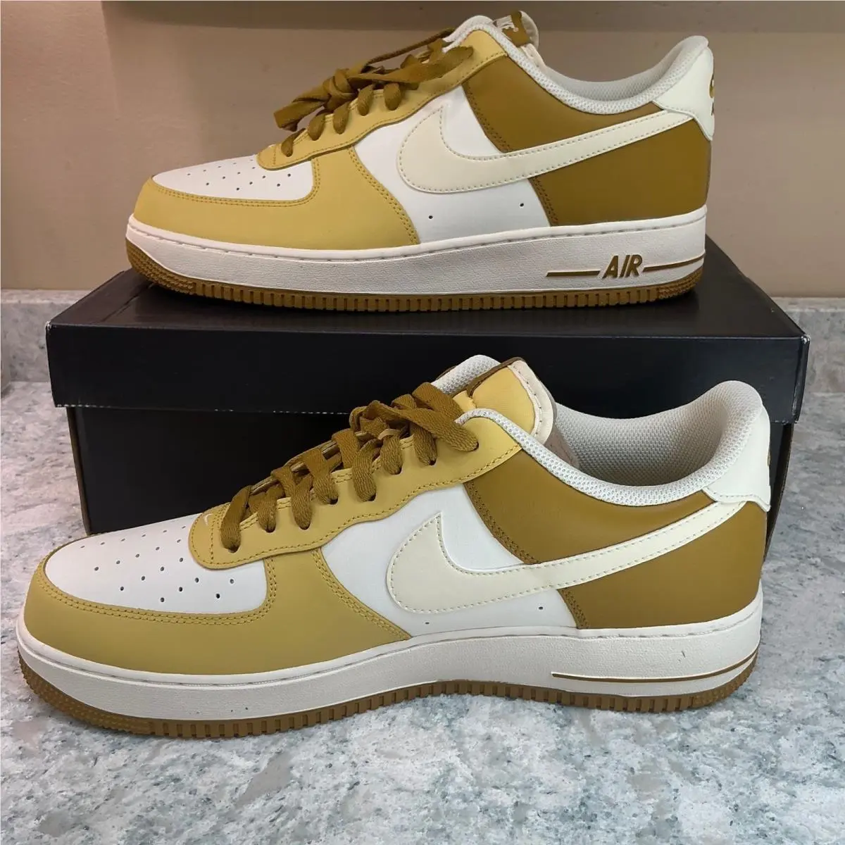 Nike shoes - Nike Air Force 1 `07 - Yellow 9