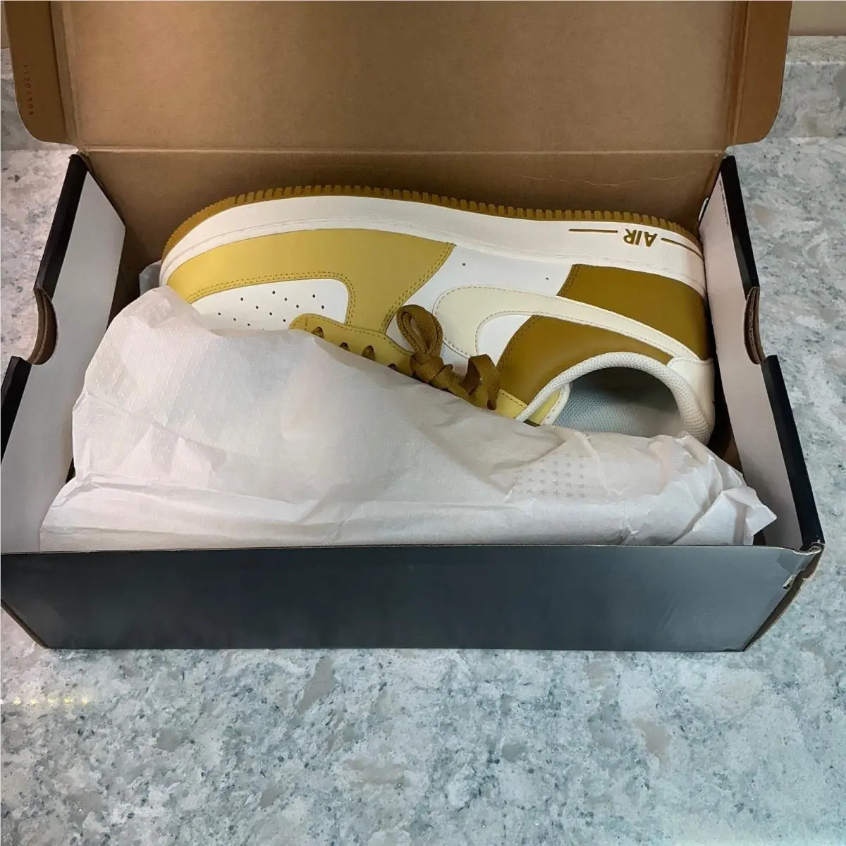 Nike shoes - Nike Air Force 1 `07 - Yellow 11
