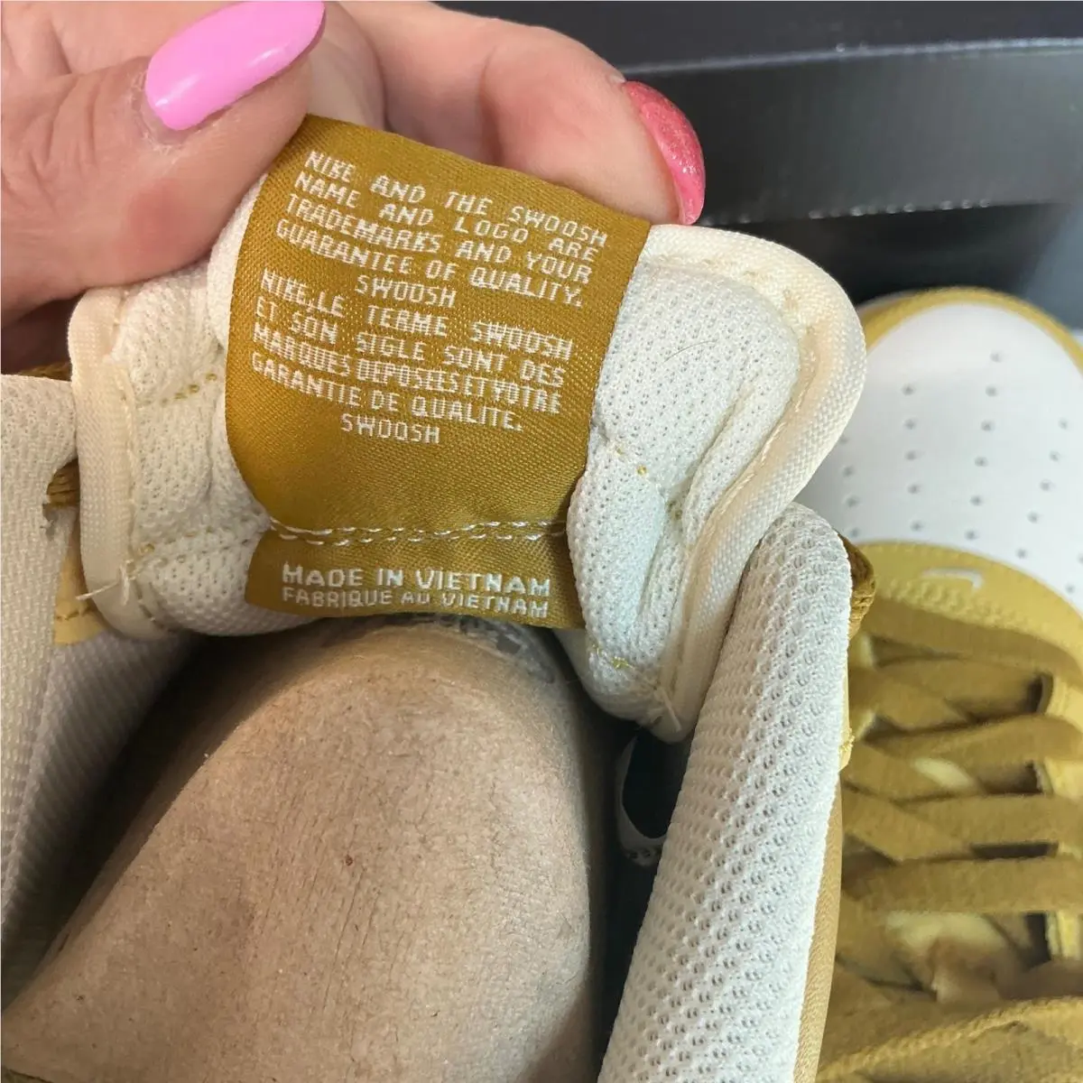 Nike shoes - Nike Air Force 1 `07 - Yellow 2