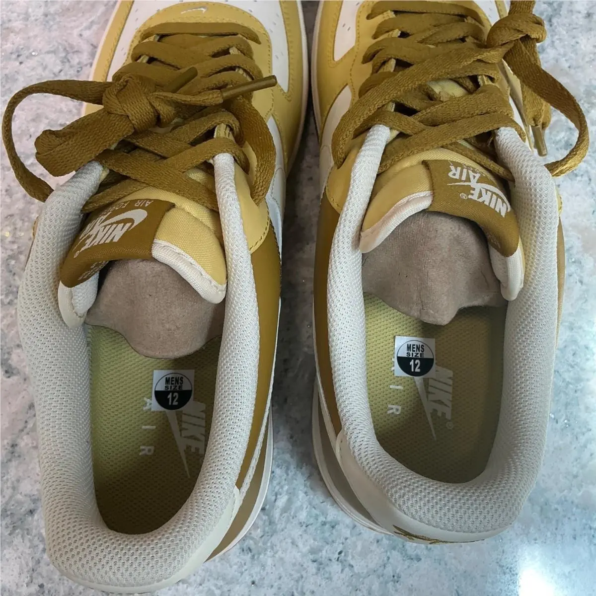 Nike shoes - Nike Air Force 1 `07 - Yellow 5
