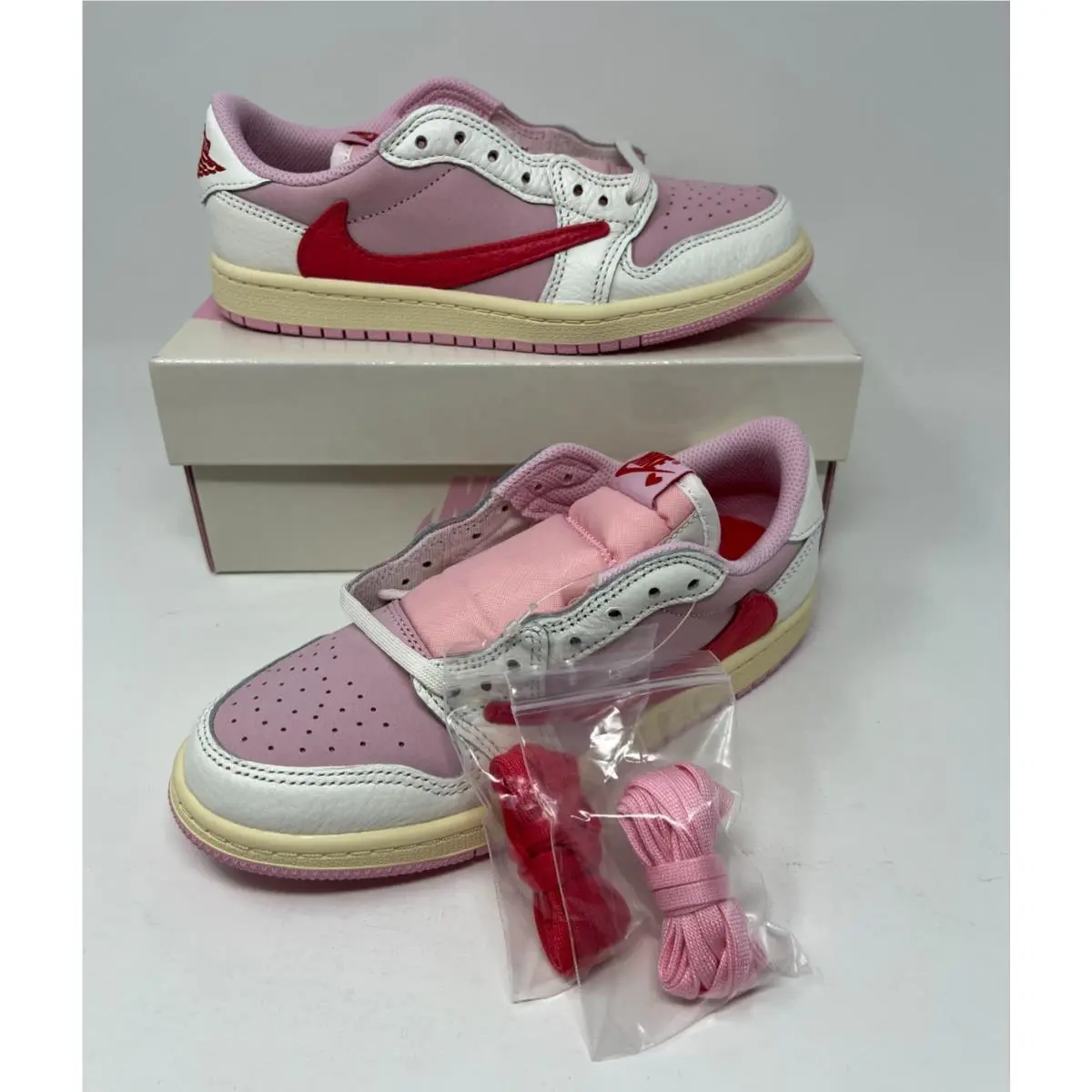 Nike shoes - Air Jordan 1 - Air - IQ7605-101 - Pink (UPC: 198963171551) 0