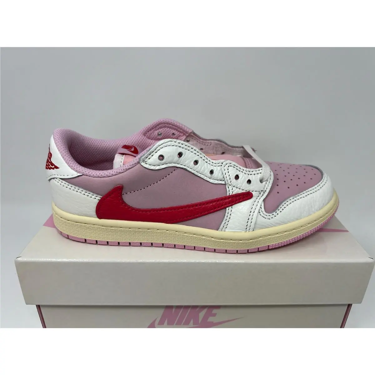 Nike shoes - Air Jordan 1 - Air - IQ7605-101 - Pink (UPC: 198963171551) 1