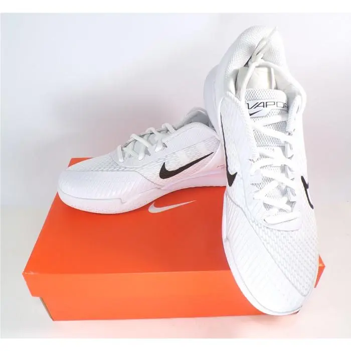 Nike Zoom Vapor Pro 2 HC Tennis Shoes White/black Women`s Size 12 DR6192-101