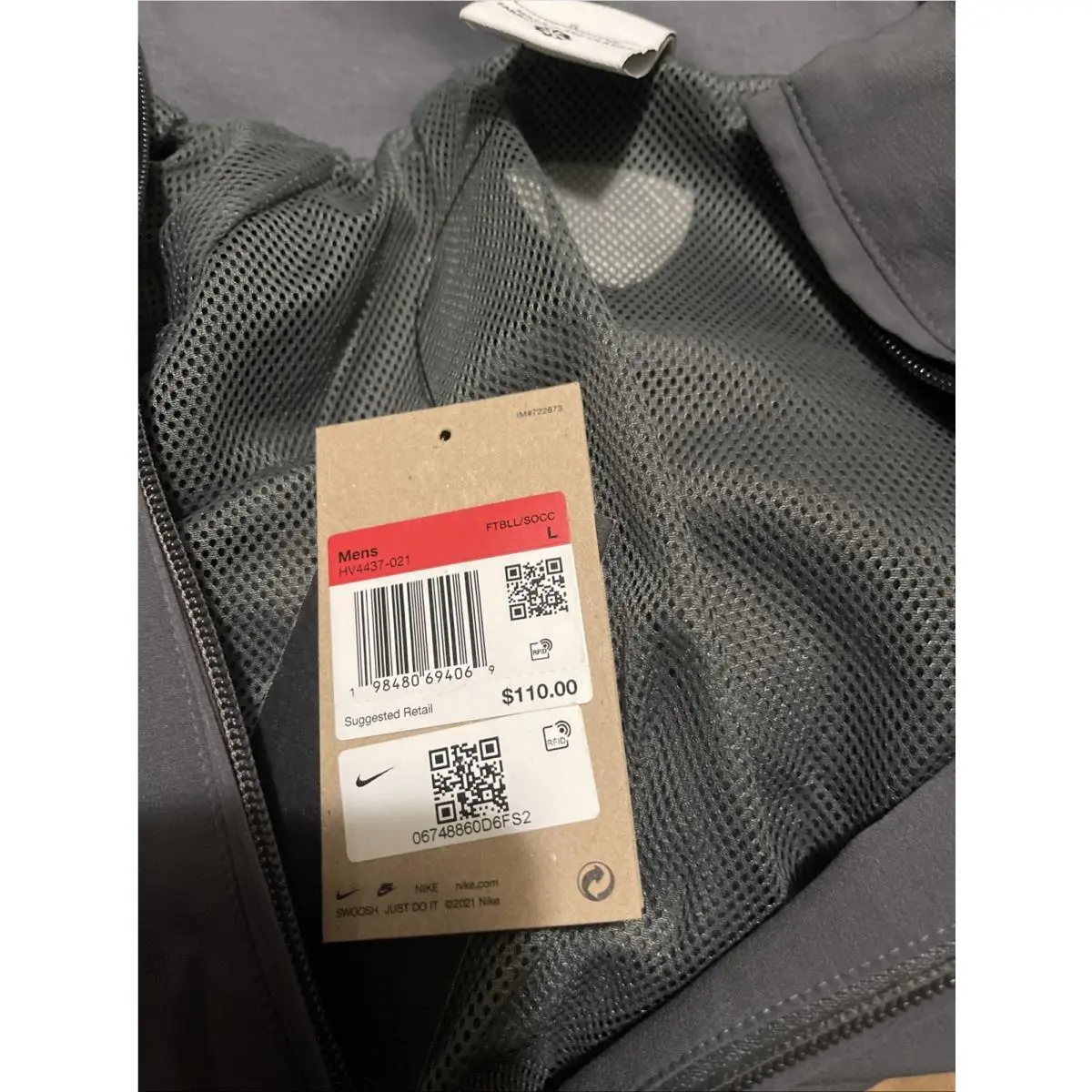 Nike clothing - Nike Brazil 2004 Total 90 Reissue - HV4437021 - Gray (UPC: 0198480694069) 9