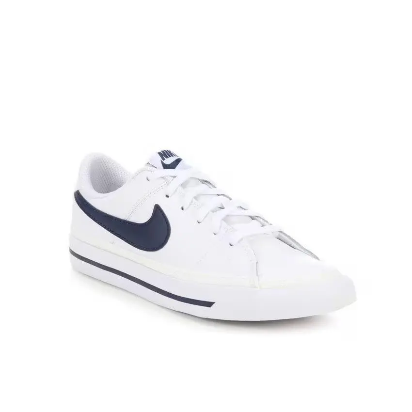 Nike Court Legacy GS Boys Sneaker - White Midnight Navy - DA5380-125 Size 4Y