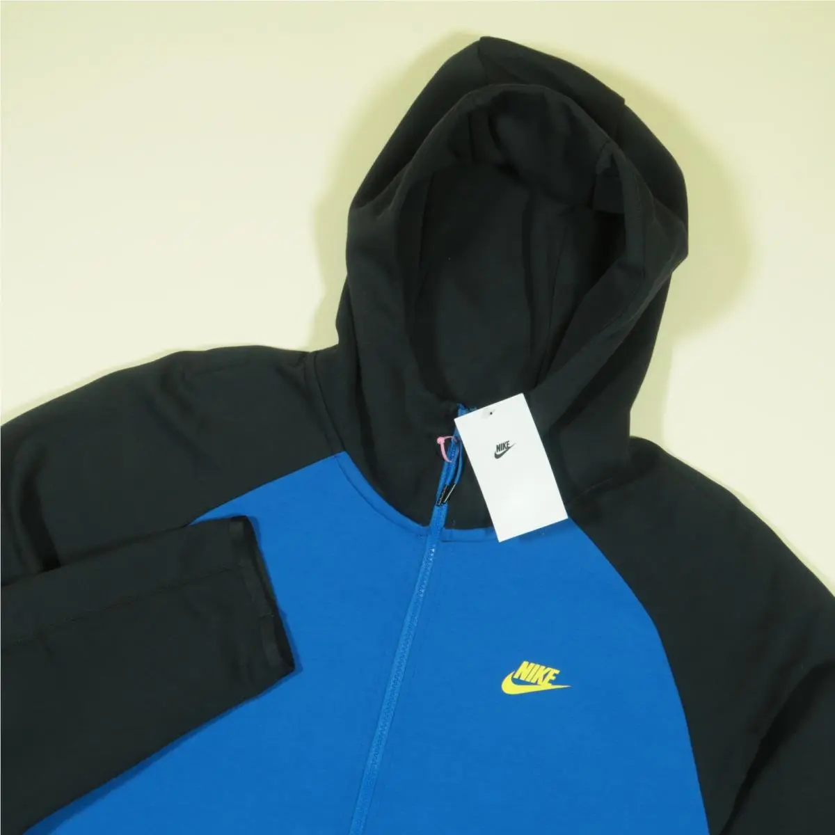 Nike Nsw Tech Fleece Hoodie Mens XL Royal Blue Black Full Zip