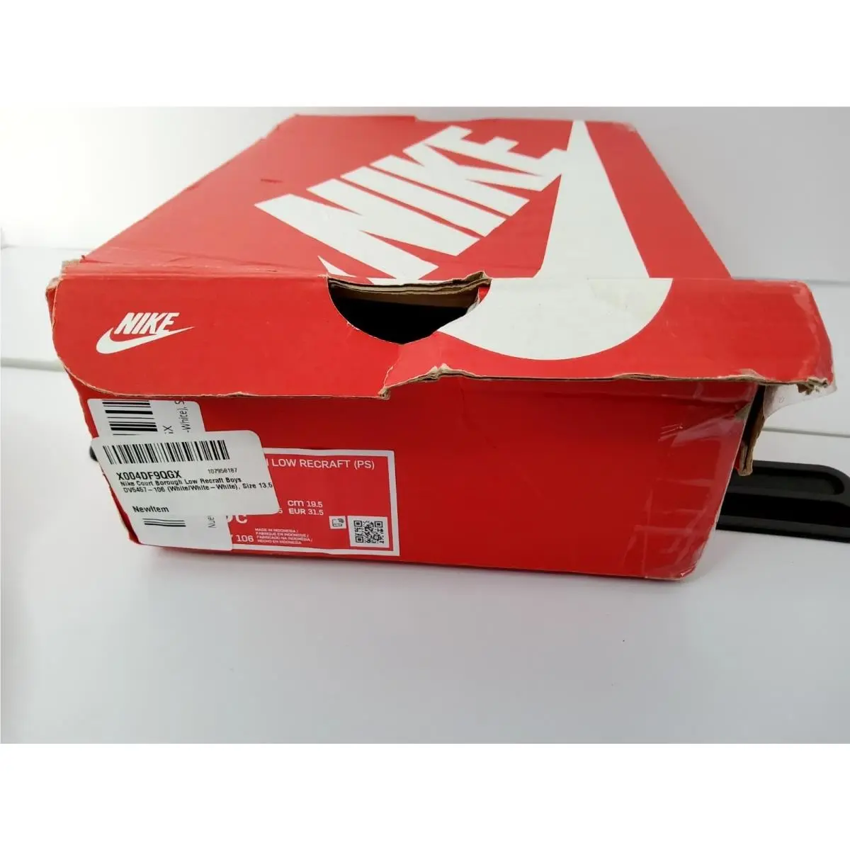 Nike shoes - Nike Court Borough - Court Borough - White (UPC: 196968174201) 6