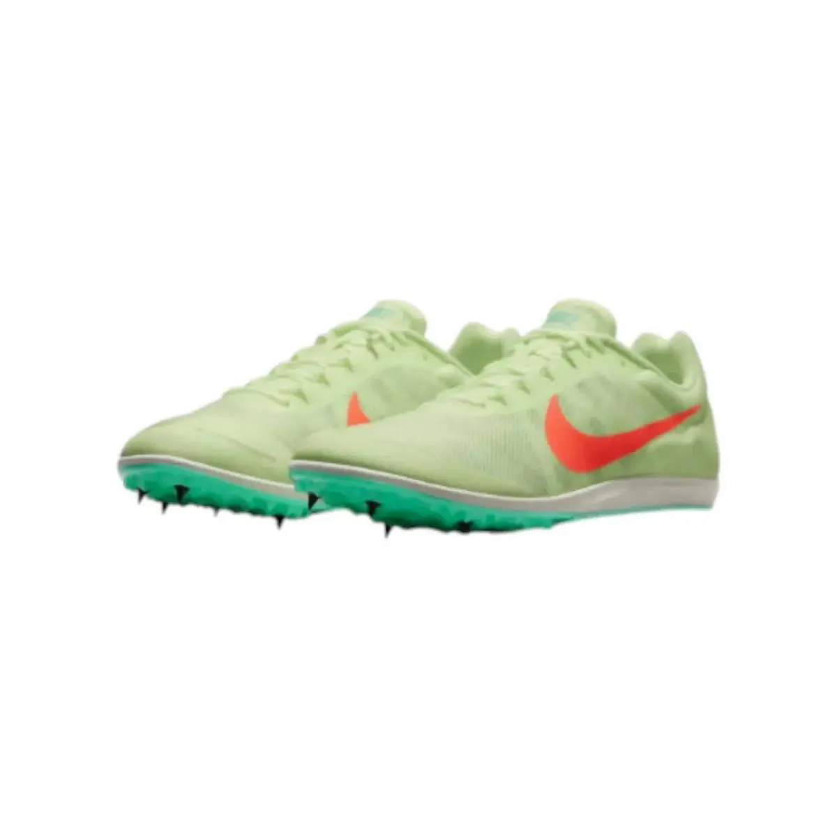 Nike-men`s Rival d 10 Shoes in Barely Volt/hyper Org - Green