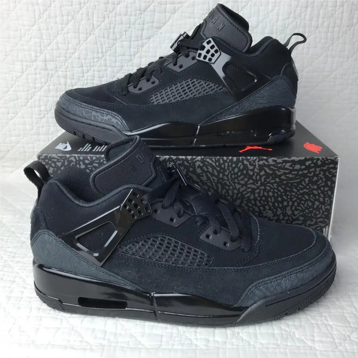 Nike Air Jordan Spizike Low Shoes Men’s SZ 8.5 Black Anthracite FQ1759-001
