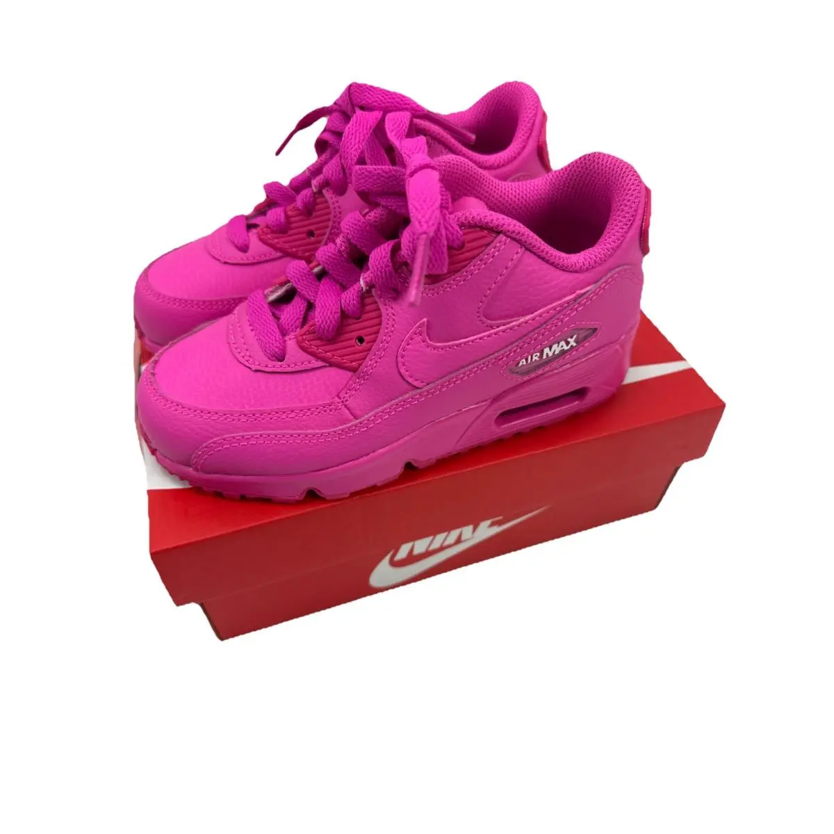 Nike shoes - Nike Air Max 90 LTR (PS) - Red (UPC: 0888408093677) 1