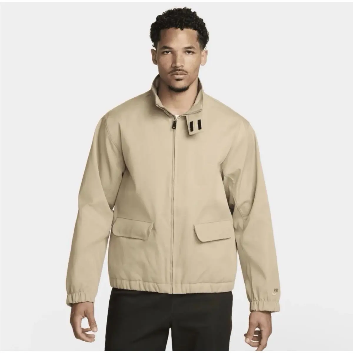 Nike Sportswear Tech Pack Storm Loose Fit Cotton Jacket Men’s Size Mediumtan