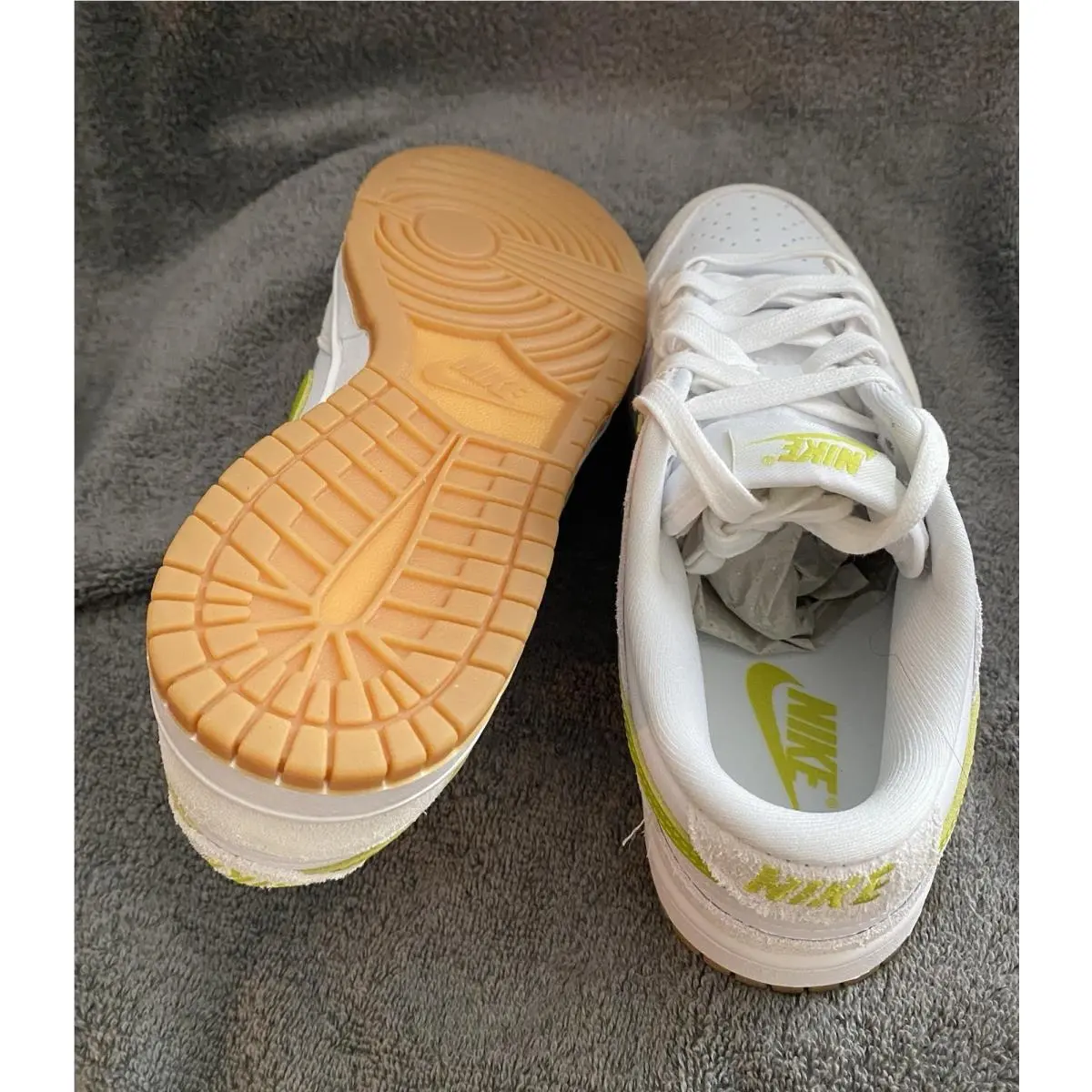 Nike shoes - Nike Dunk Low - Dunk Low - White/Lime 4