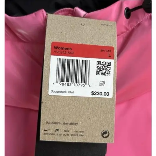 Nike clothing - Nike Therma-Fit Shine - Shine - HV5242649 - Pink / Black 2