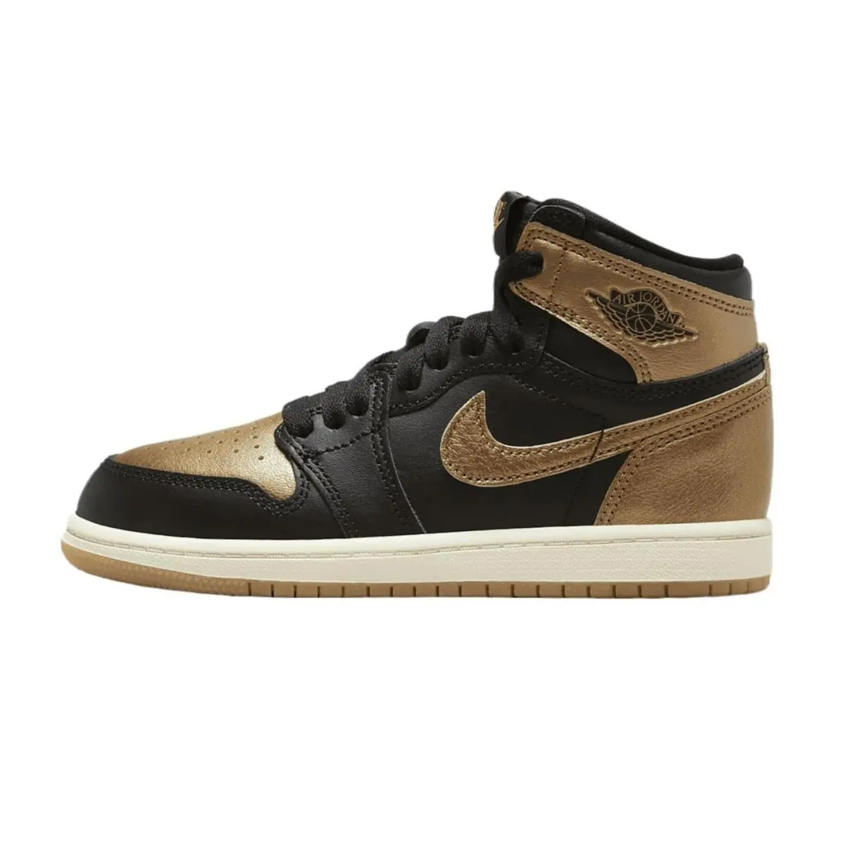 Nike shoes - Jordan 1 - FD1412071 - Black/Sail/Metallic Gold (UPC: 197596182019) 2