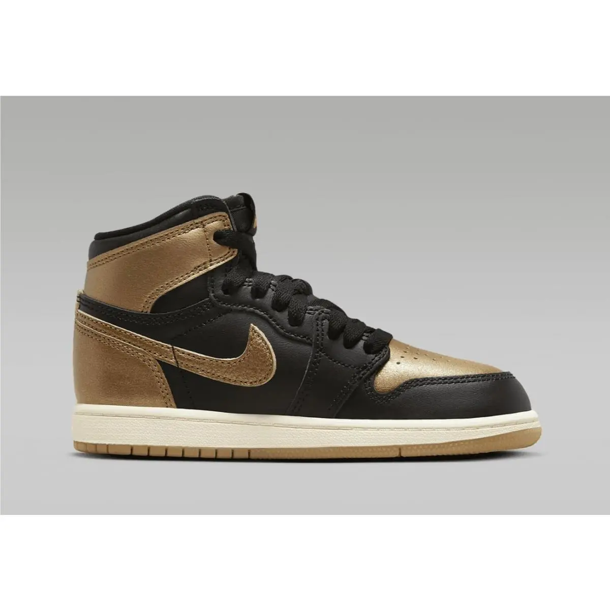 Nike shoes - Jordan 1 - FD1412071 - Black/Sail/Metallic Gold (UPC: 197596182019) 4
