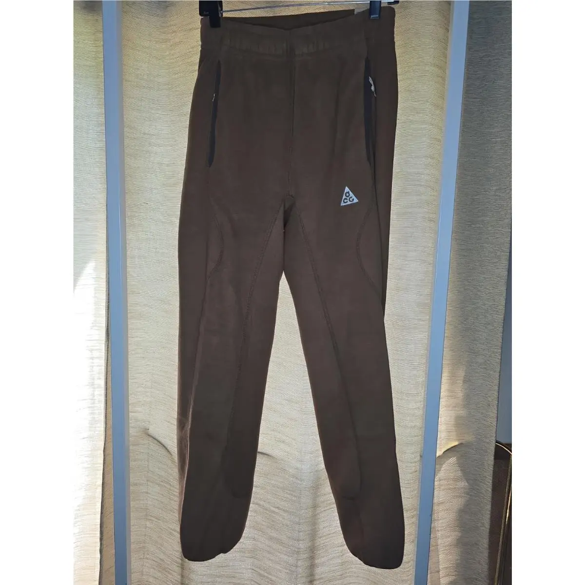 Nike Acg Wolf Tree Insulated Fleece Joggers Brown Mens Size Small HV1123-235