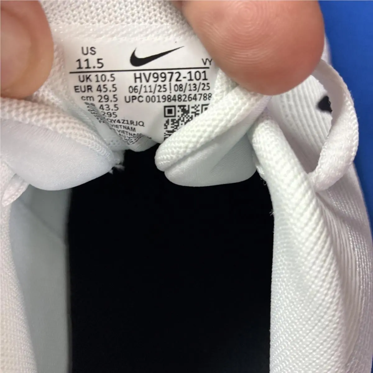 Nike shoes - HV9972 101 - HV9972-101 - White/Blue Hero/Black 4