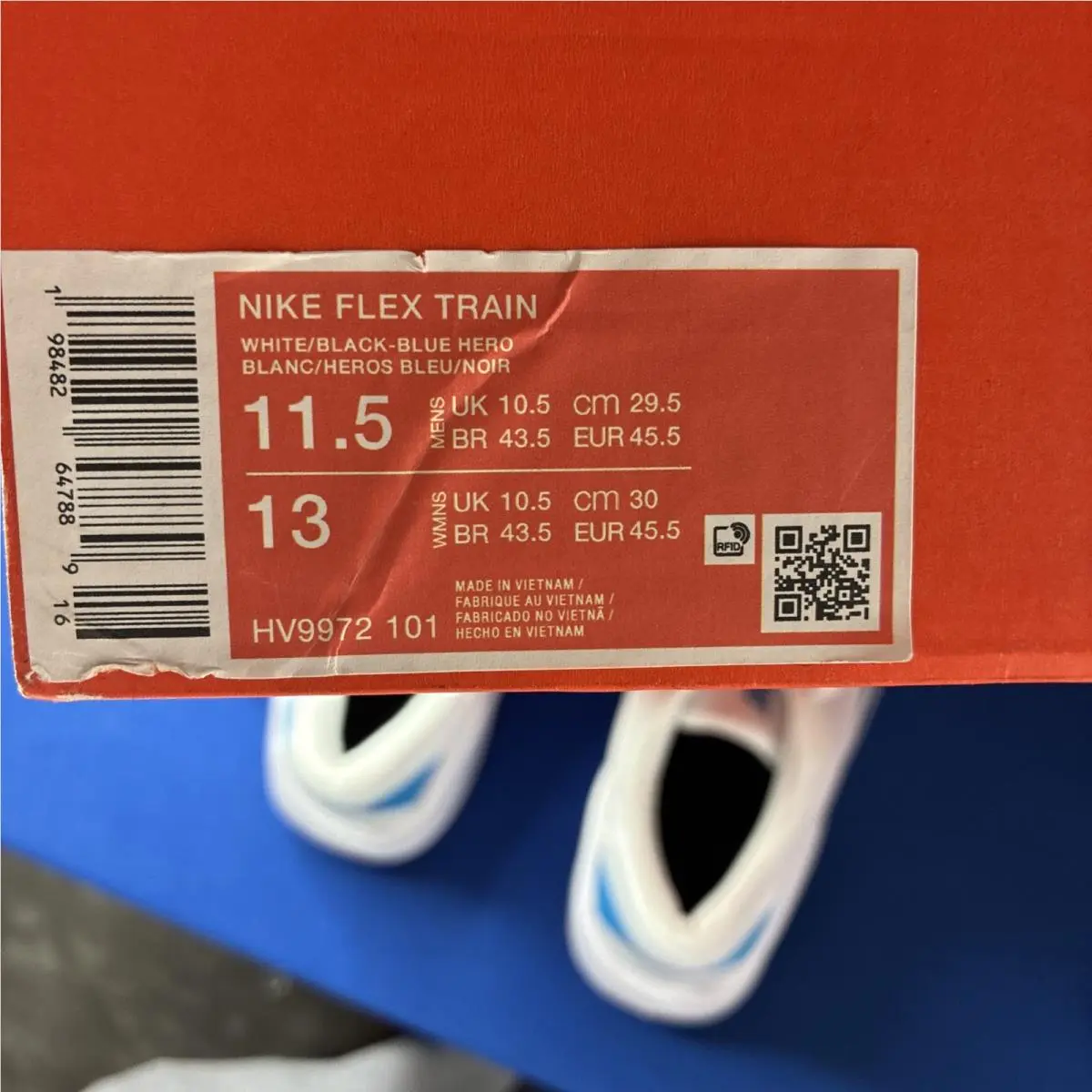 Nike shoes - HV9972 101 - HV9972-101 - White/Blue Hero/Black 5