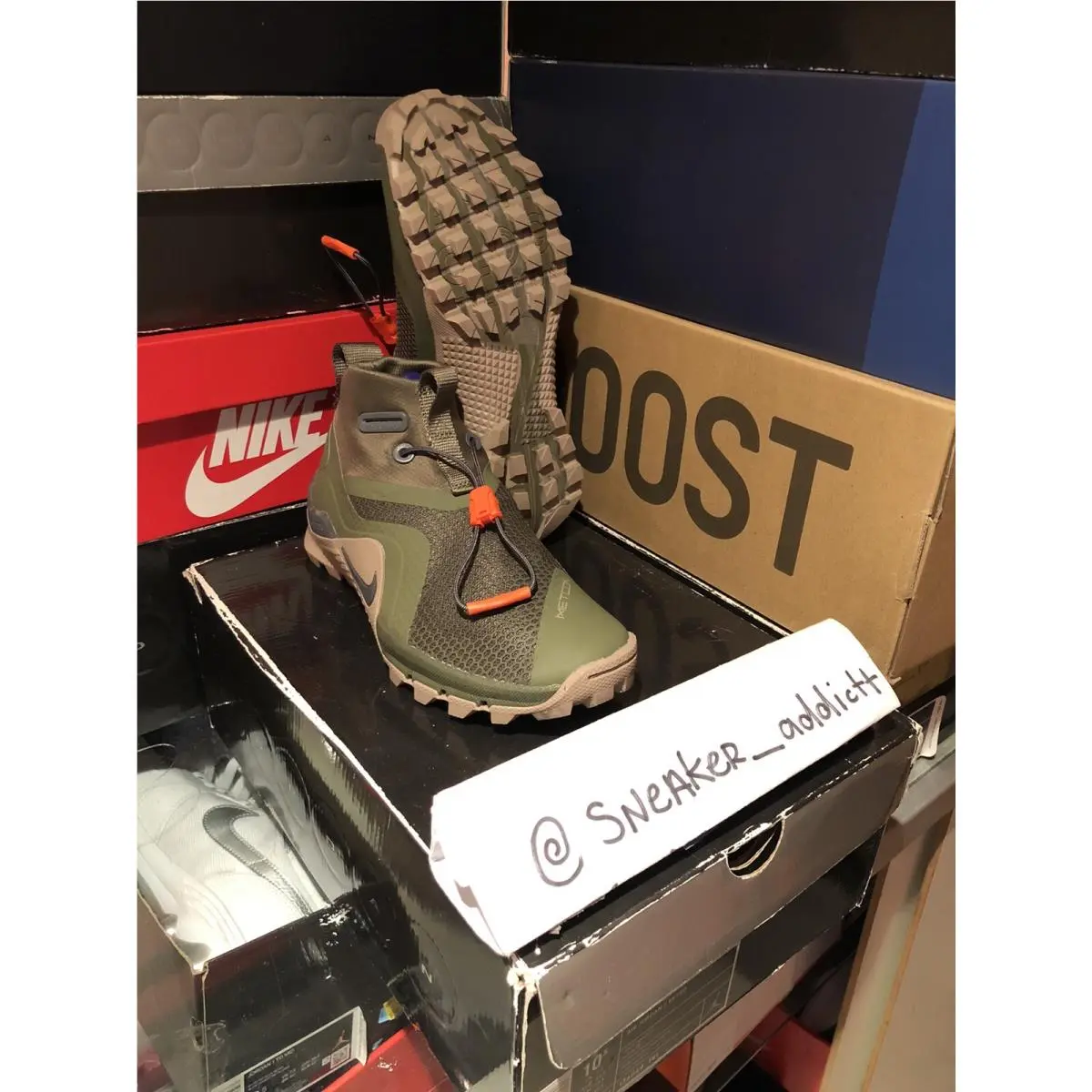 Nike Metcon X SF Mens Size 6 Womens 7.5 Cross Training BQ3123-208 Olive Green