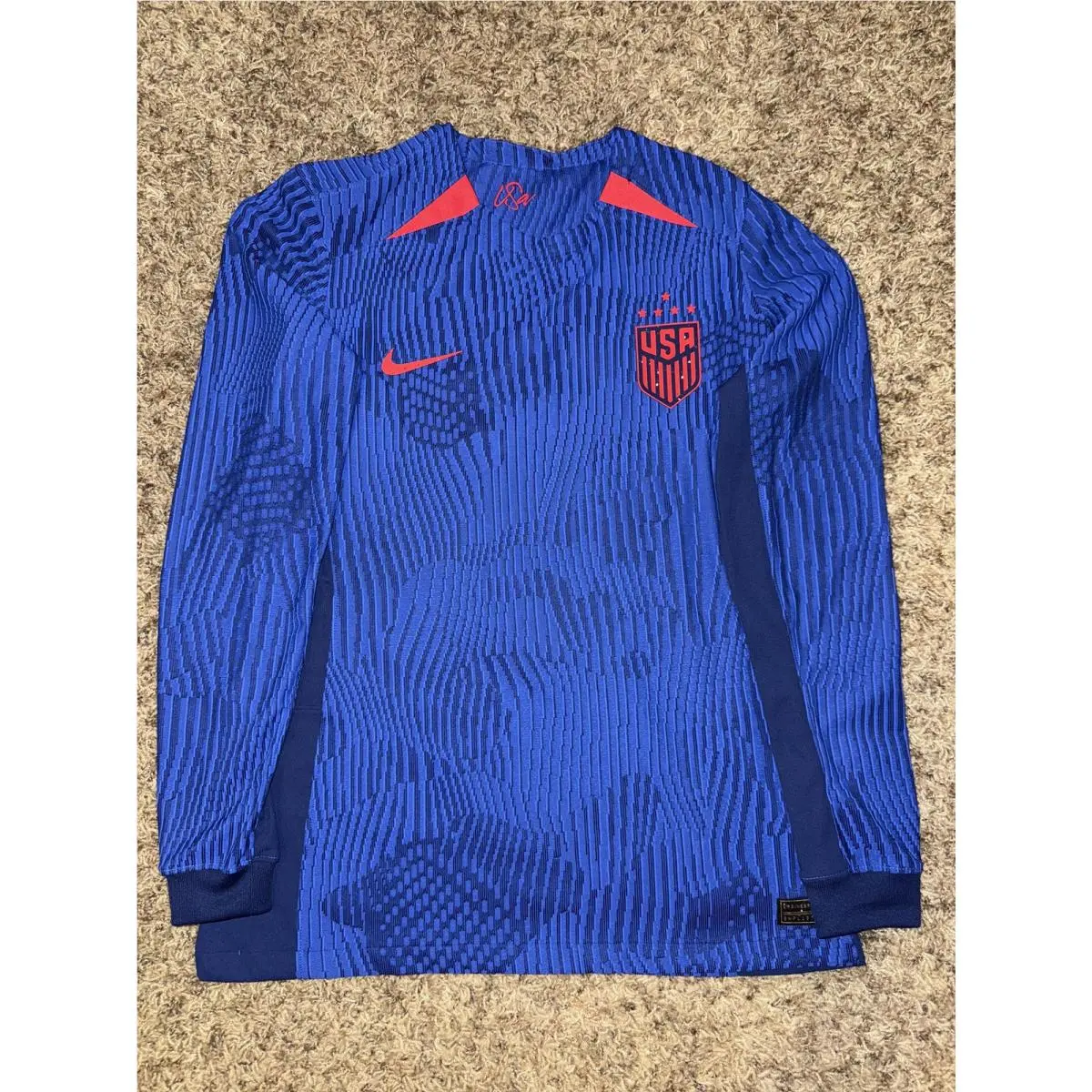Nike Usa Match Dri-fit Adv Long Sleeve Jersey Sample