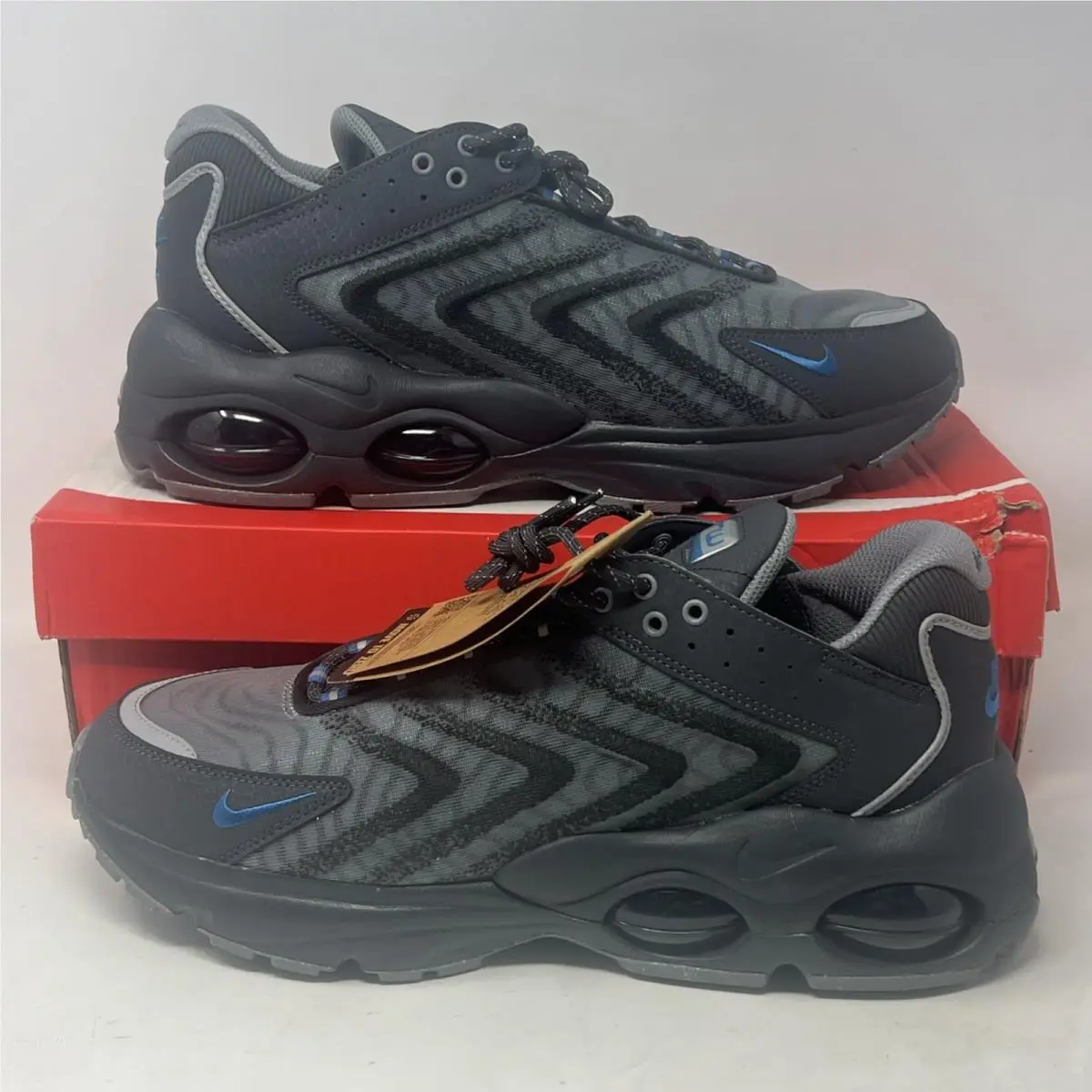 Nike Air Max TW NN Men’s Size 11.5 Running Shoes Anthracite Industrial Blue