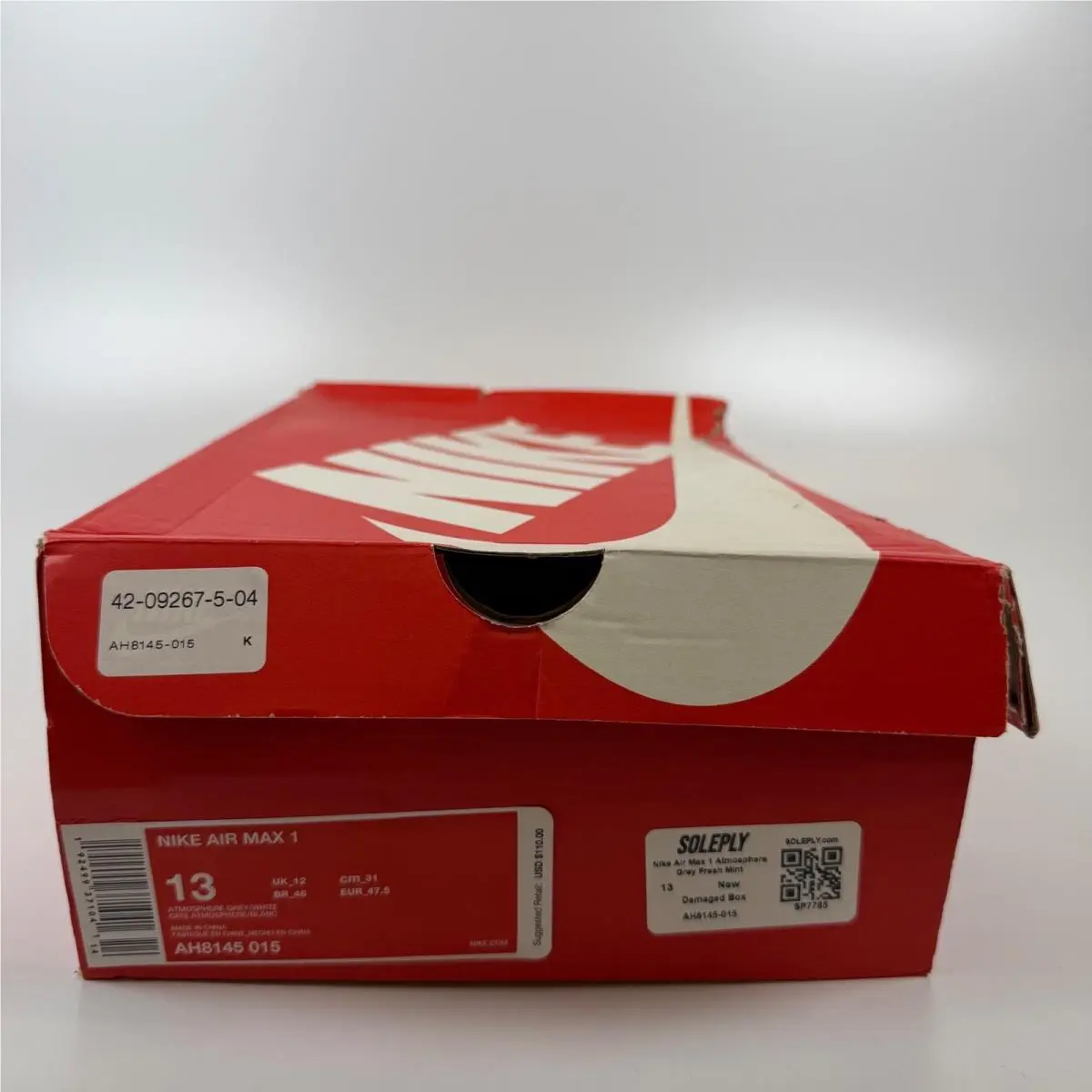 Nike shoes - Nike Air Max 1 Atmosphere Grey Fresh Mint AH8145-015 - Gray 7
