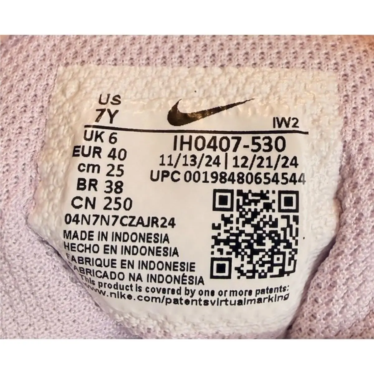 Nike shoes - Court Low - Court Low - Lavender/Silver/White 6