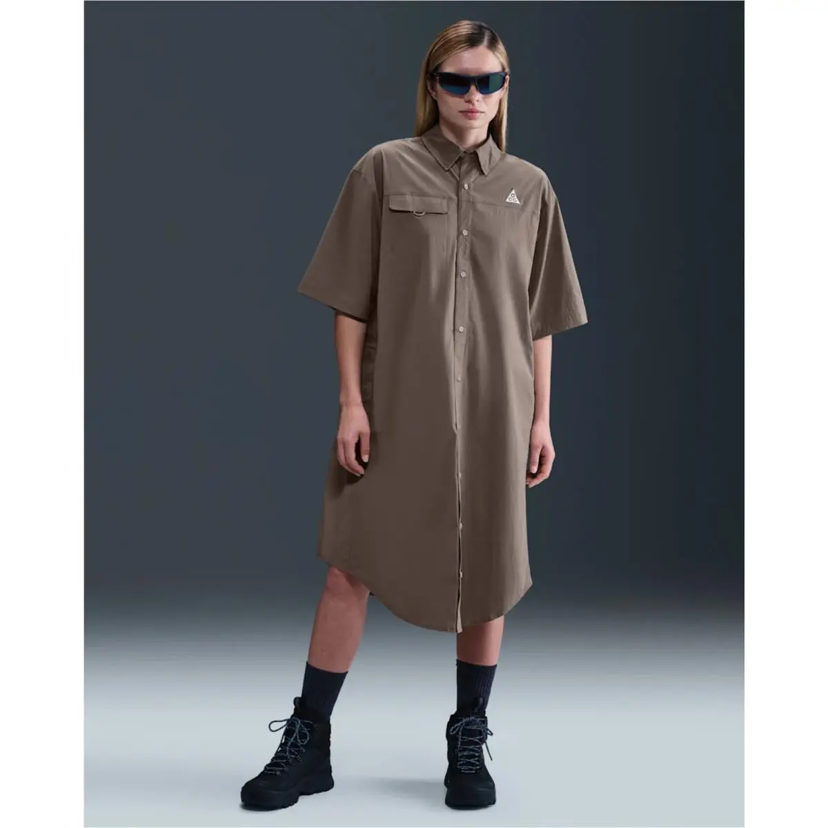 Nike Acg Orb Weaver Women`s Dri-fit Adv UV Protection Dress HJ0257 214 Medium
