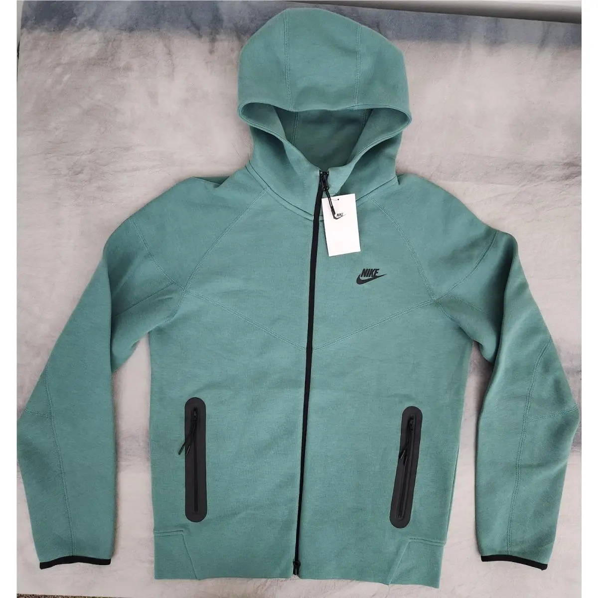 Nike Tech Fleece Reimagined Full Zip Hoodie Bicoastal/black Men`s Size Medium