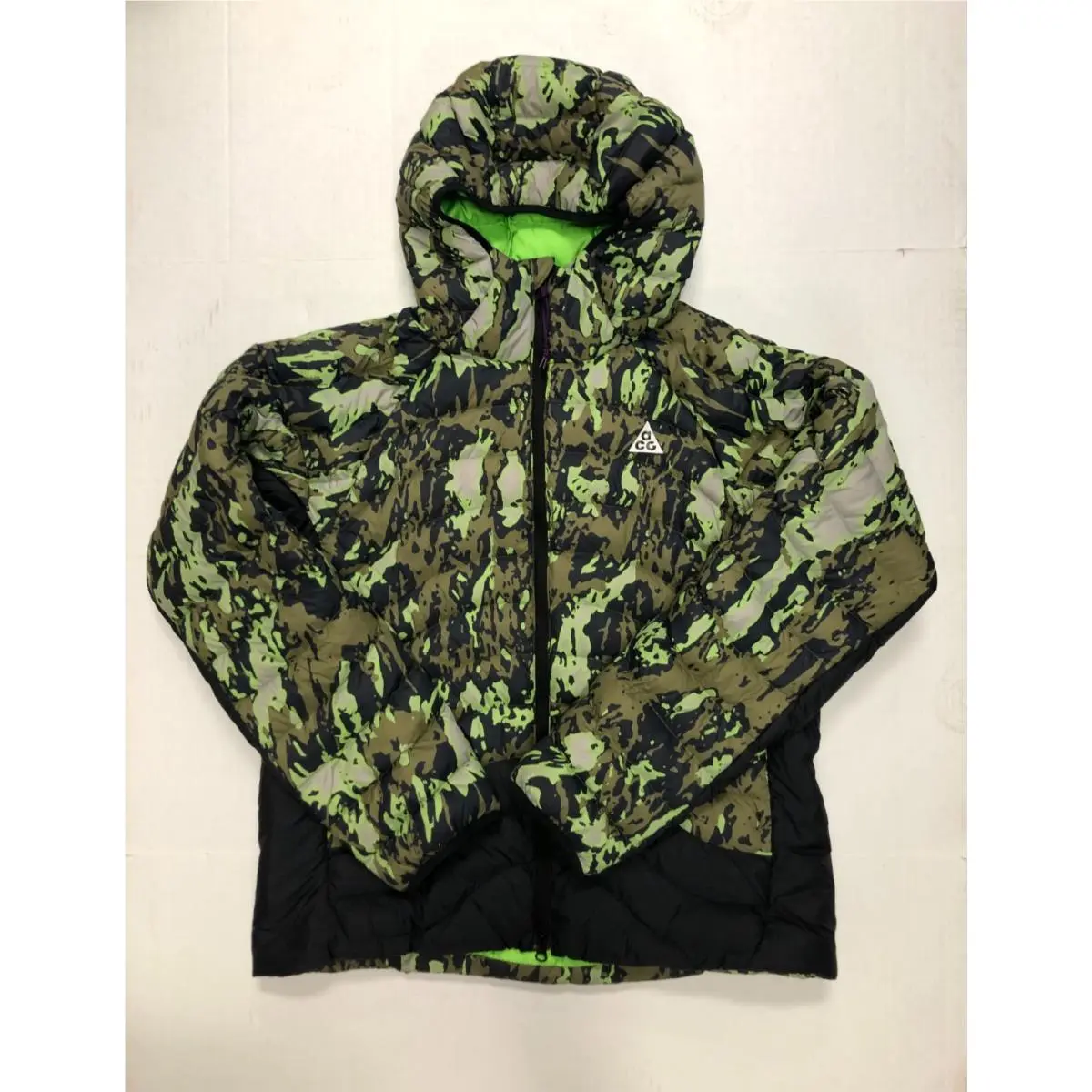 Nike Acg Lava Flow Therma-fit Adv Jacket Mean Green Black II0917-009 Size Medium